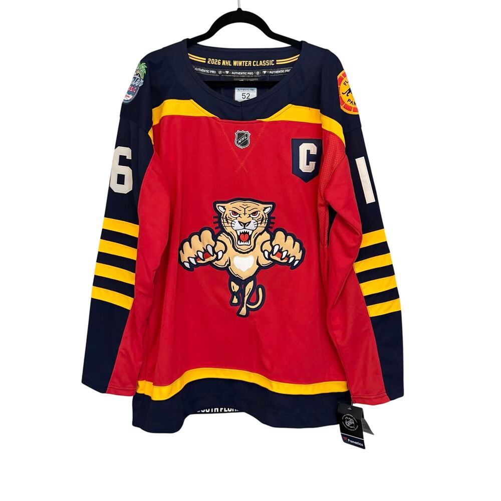 Fanatics Florida Panthers Barkov NHL Winter Classic Jersey 52 Red Sportswear NWT